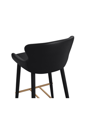   Modern European furniture - Leather Look Shell Bar Stool - www.oroa.com | Oroa.com