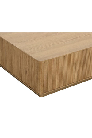   Modern European furniture - Reeded Oak Coffee Table - www.oroa.com | Oroa.com