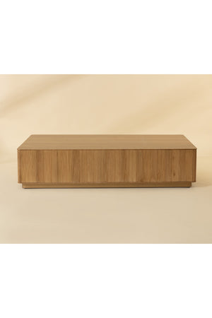   Modern European furniture - Reeded Oak Coffee Table - www.oroa.com | Oroa.com