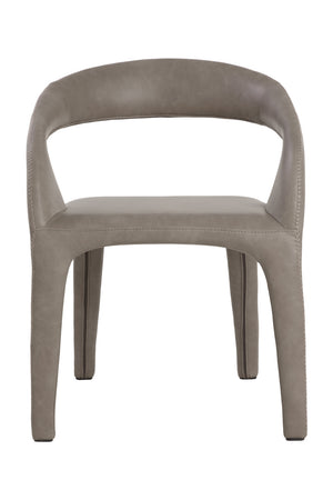   Modern European furniture - Open-Back Leather Look Dining Chair - www.oroa.com | Oroa.com