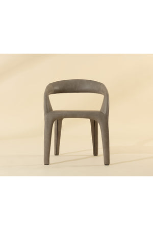   Modern European furniture - Open-Back Leather Look Dining Chair - www.oroa.com | Oroa.com