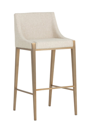   Modern European furniture - Fabric Upholstered Bar Stool - www.oroa.com | Oroa.com