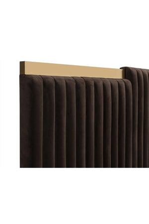   Modern European furniture - Channeled Panel Headboard King Bed - www.oroa.com | Oroa.com