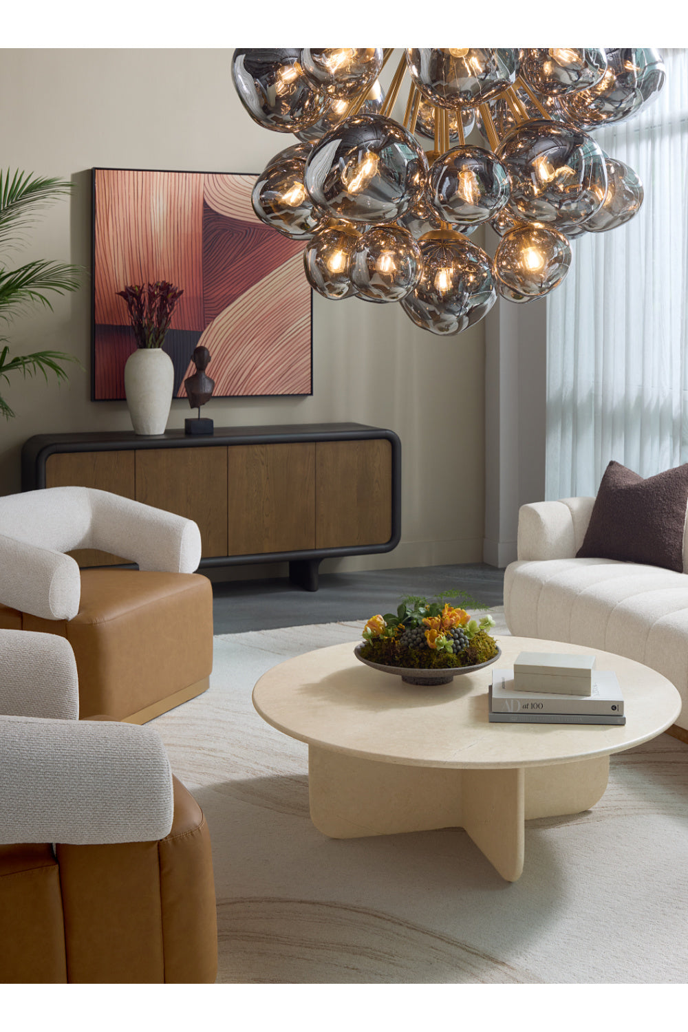   Modern European furniture - Gray Glass Orbs Chandelier - www.oroa.com | Oroa.com