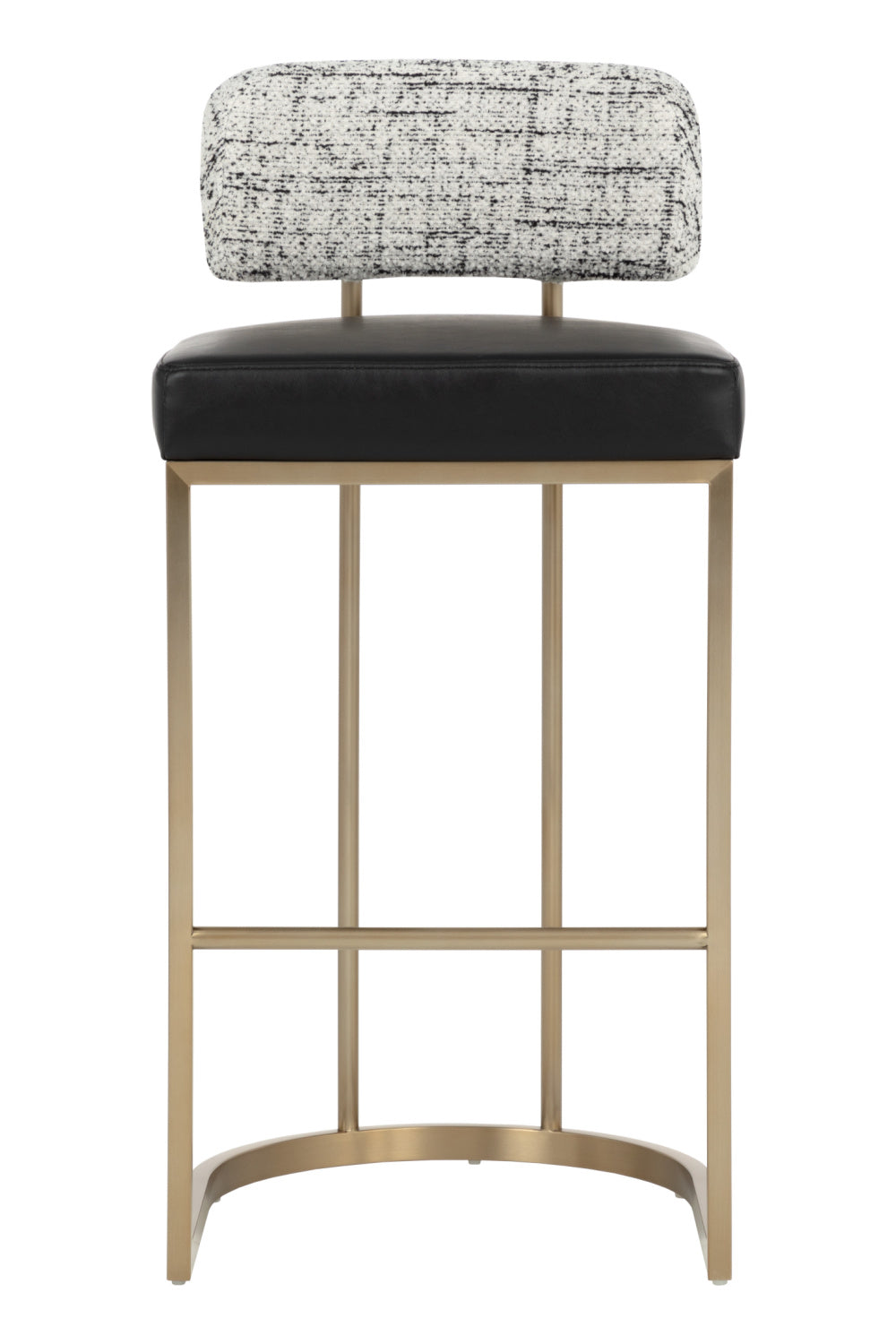   Modern European furniture - Two-Toned Low-Back Bar Stool - www.oroa.com | Oroa.com