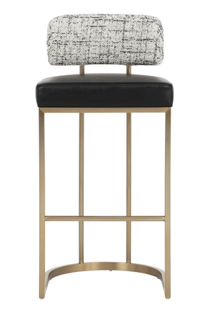   Modern European furniture - Two-Toned Low-Back Bar Stool - www.oroa.com | Oroa.com