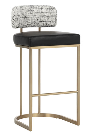   Modern European furniture - Two-Toned Low-Back Bar Stool - www.oroa.com | Oroa.com