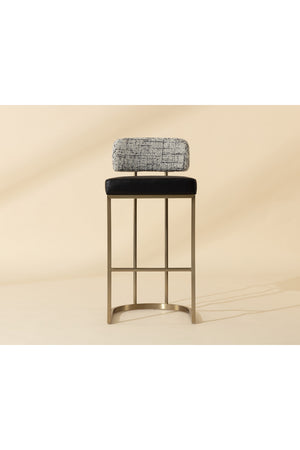   Modern European furniture - Two-Toned Low-Back Bar Stool - www.oroa.com | Oroa.com