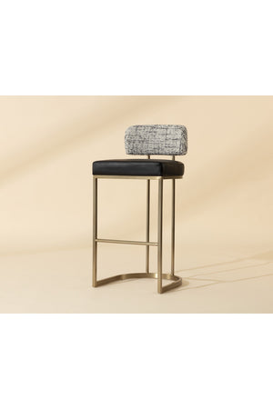   Modern European furniture - Two-Toned Low-Back Bar Stool - www.oroa.com | Oroa.com