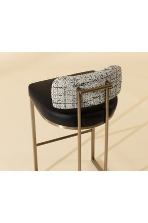   Modern European furniture - Two-Toned Low-Back Bar Stool - www.oroa.com | Oroa.com
