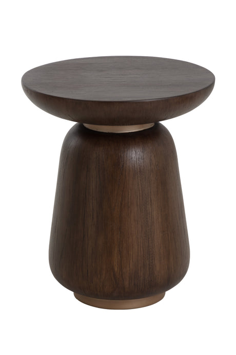   Modern European furniture - Timber Effect Indoor/Outdoor End Table - www.oroa.com | Oroa.com