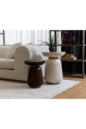   Modern European furniture - Timber Effect Indoor/Outdoor End Table - www.oroa.com | Oroa.com