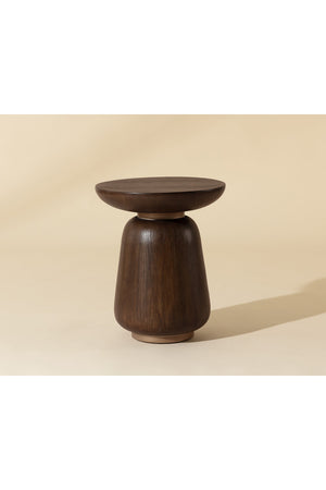   Modern European furniture - Timber Effect Indoor/Outdoor End Table - www.oroa.com | Oroa.com