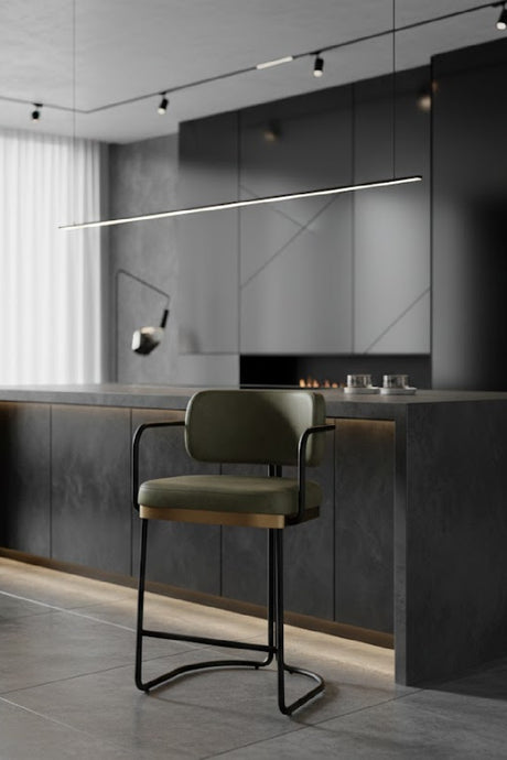   Modern European furniture - Modern Curved Seating Counter Stool - www.oroa.com | Oroa.com