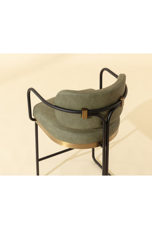   Modern European furniture - Modern Curved Seating Counter Stool - www.oroa.com | Oroa.com