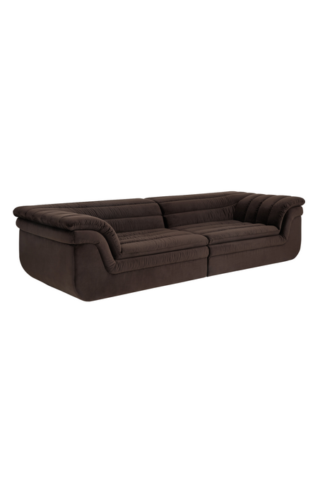   Modern European furniture - Deep-Channeled Fabric Sofa - www.oroa.com | Oroa.com