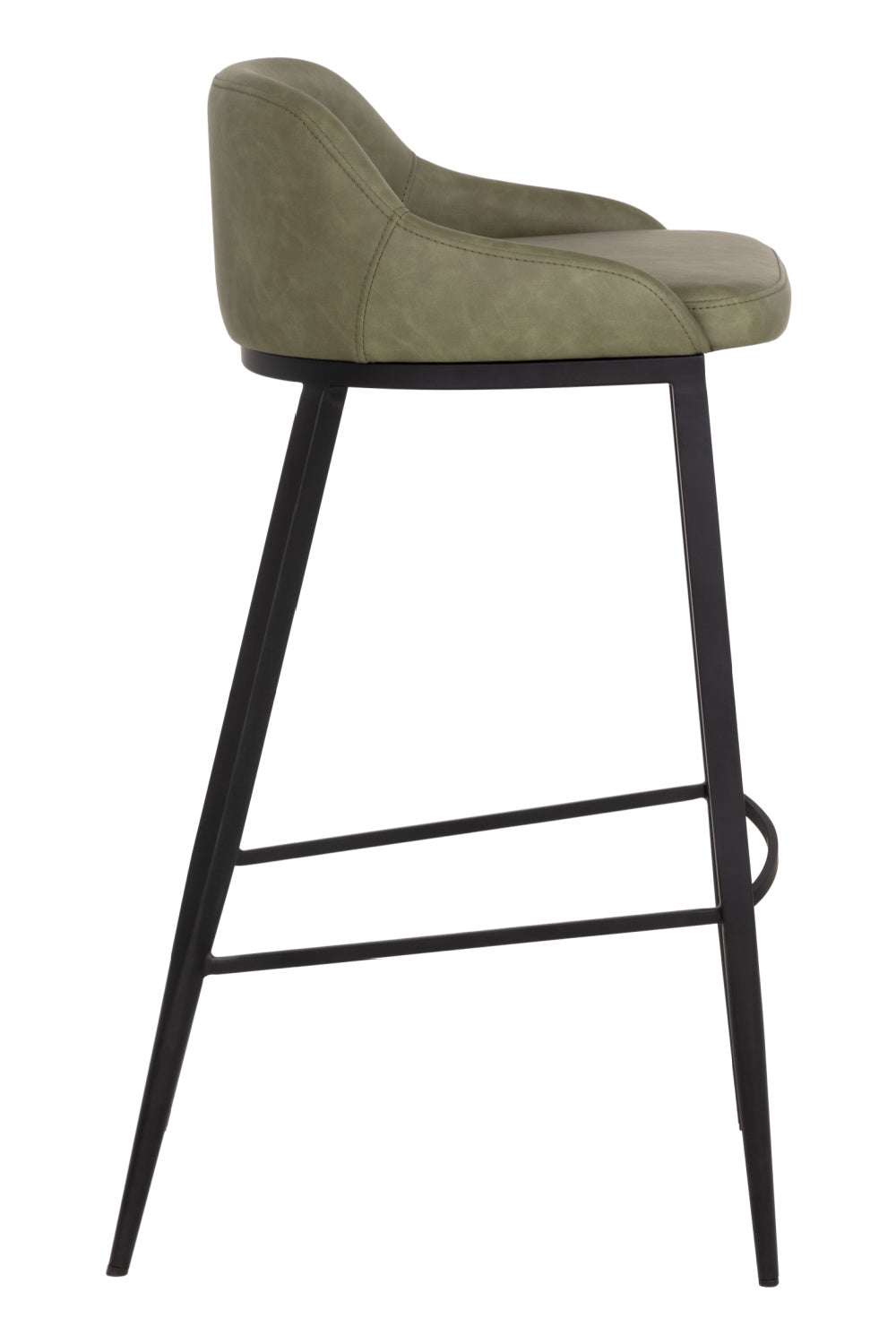   Modern European furniture - Low-Back Leather Look Bar Stool - www.oroa.com | Oroa.com