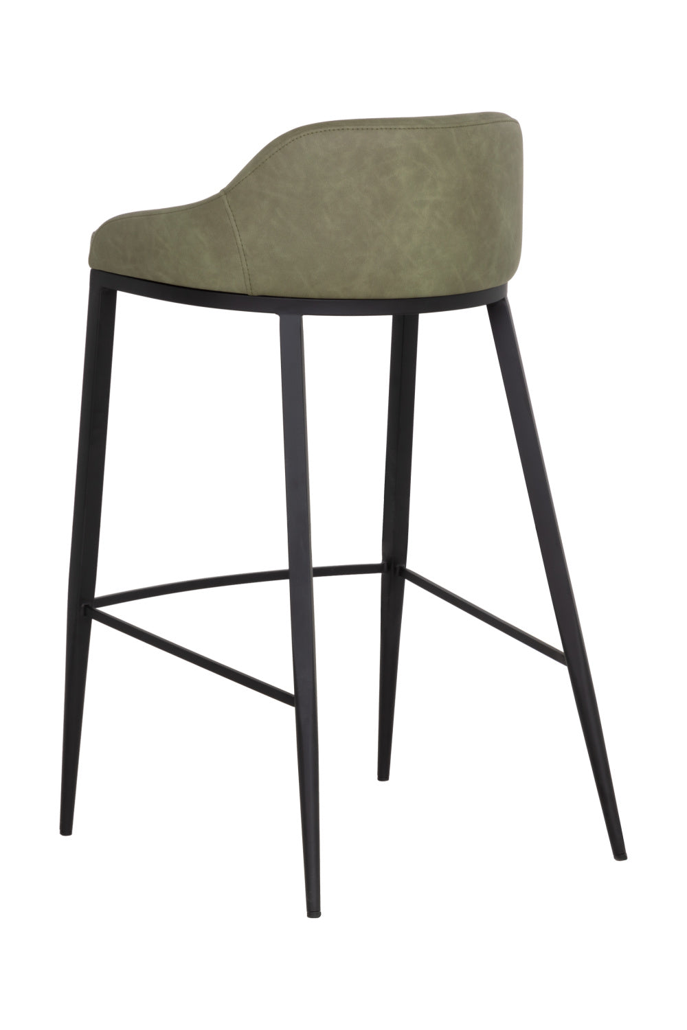   Modern European furniture - Low-Back Leather Look Bar Stool - www.oroa.com | Oroa.com
