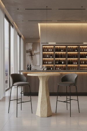   Modern European furniture - Marble-Inspired Concrete Bar Table - www.oroa.com | Oroa.com