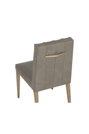   Modern European furniture - Vertical Channeled Dining Chairs (2) - www.oroa.com | Oroa.com