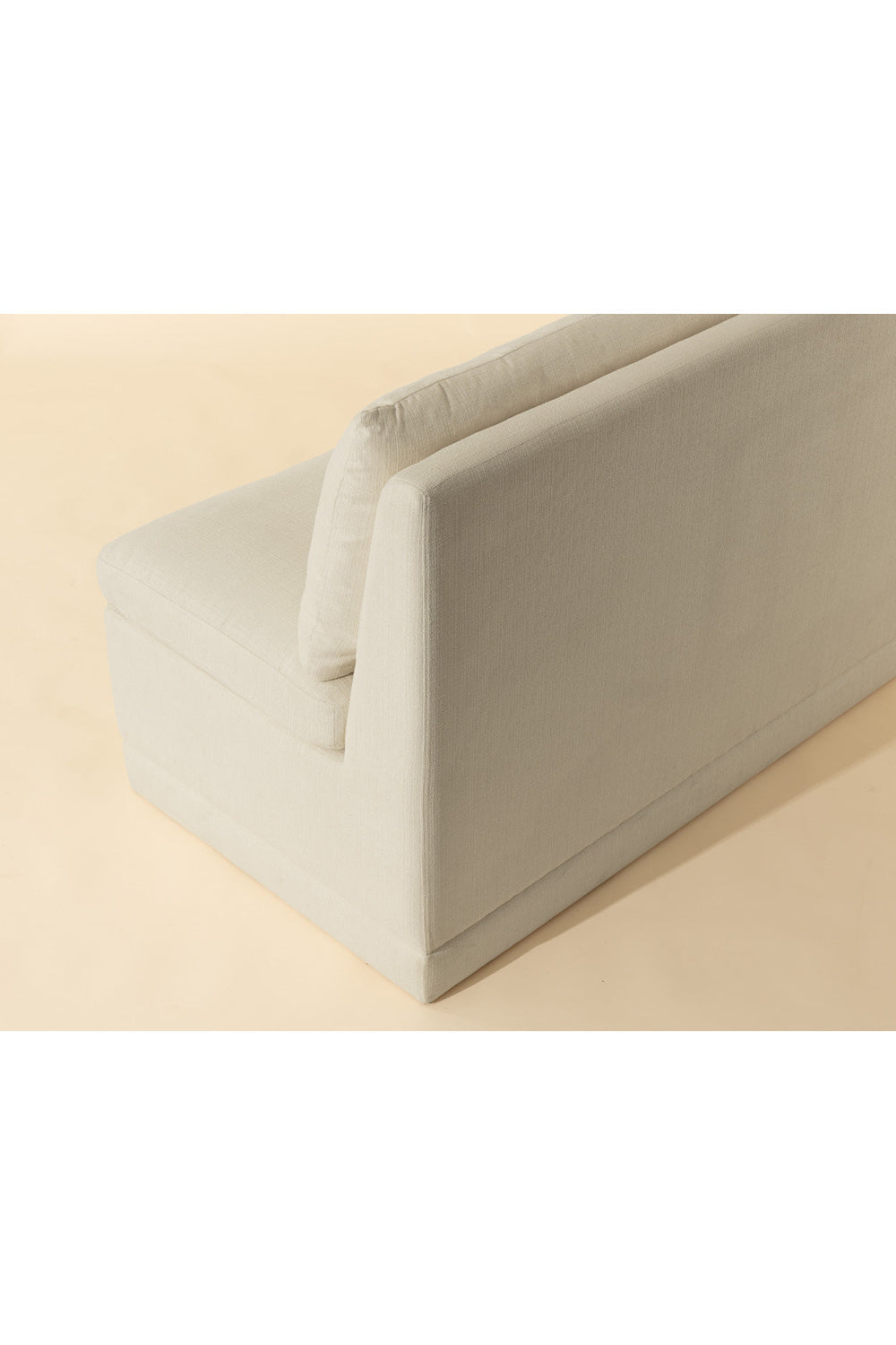   Modern European furniture - White Rectangular Banquette - www.oroa.com | Oroa.com