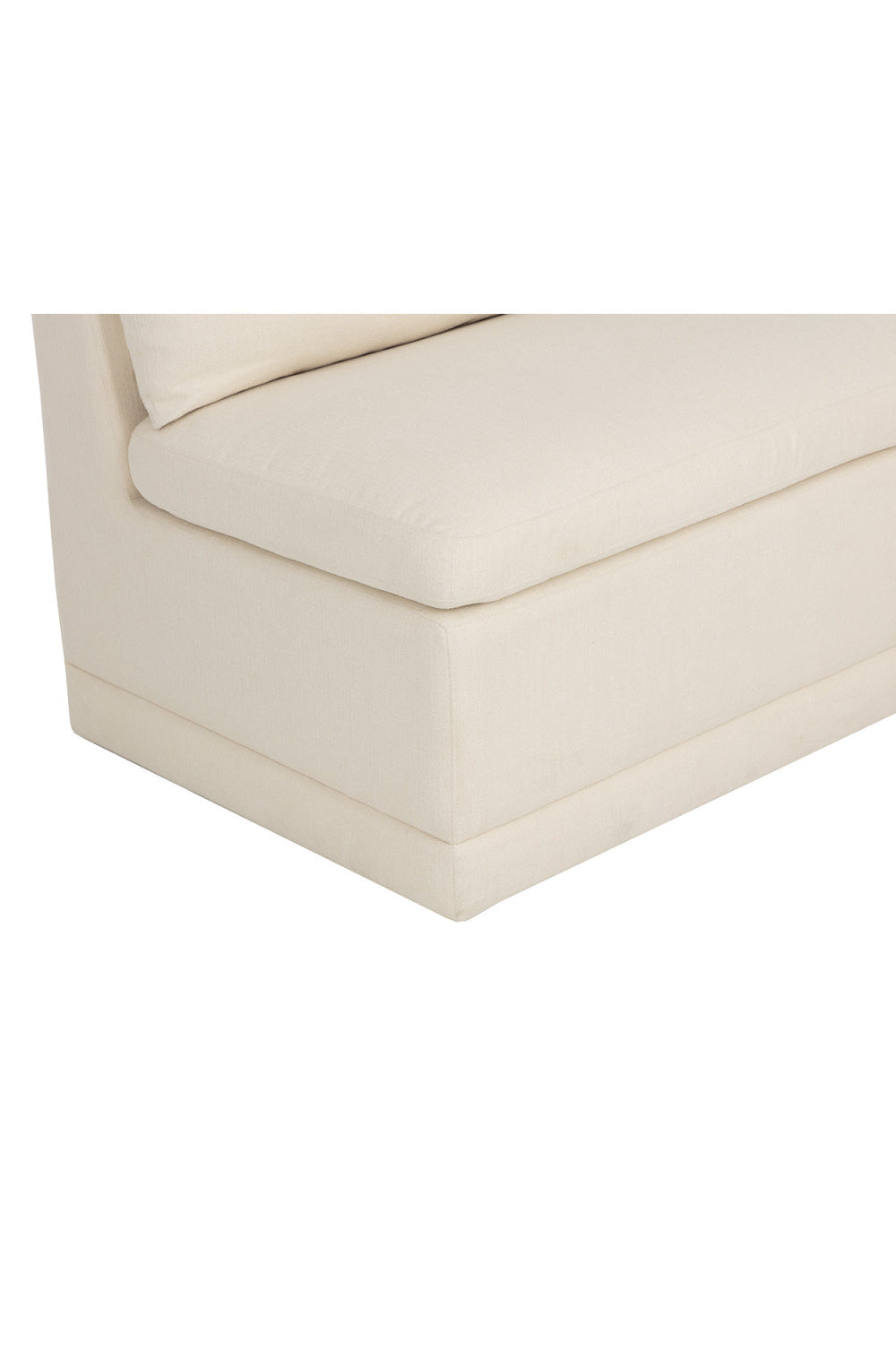   Modern European furniture - White Rectangular Banquette - www.oroa.com | Oroa.com