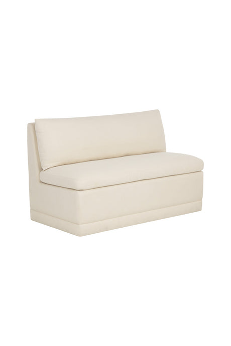   Modern European furniture - White Rectangular Banquette - www.oroa.com | Oroa.com