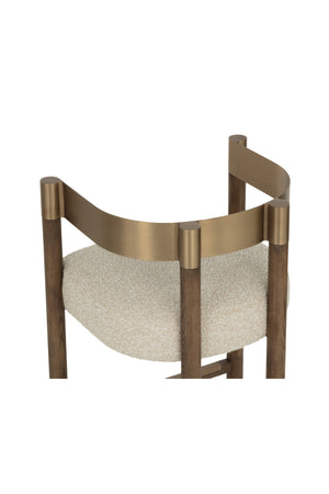   Modern European furniture - Brown Ash Curved Bar Stool - www.oroa.com | Oroa.com