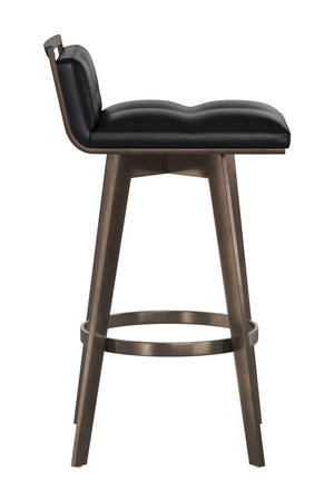   Modern European furniture - Leather-Look Swivel Bar Stool - www.oroa.com | Oroa.com