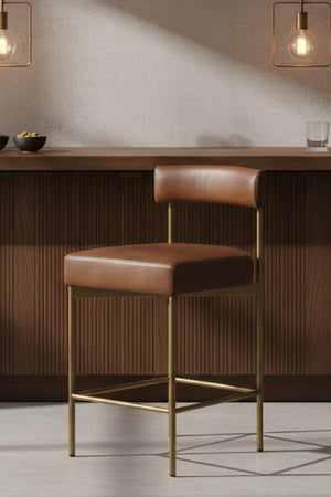   Modern European furniture - Low Back Fabric Counter Stool - www.oroa.com | Oroa.com