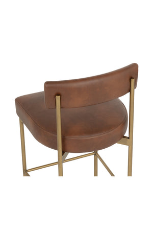   Modern European furniture - Low Back Fabric Counter Stool - www.oroa.com | Oroa.com