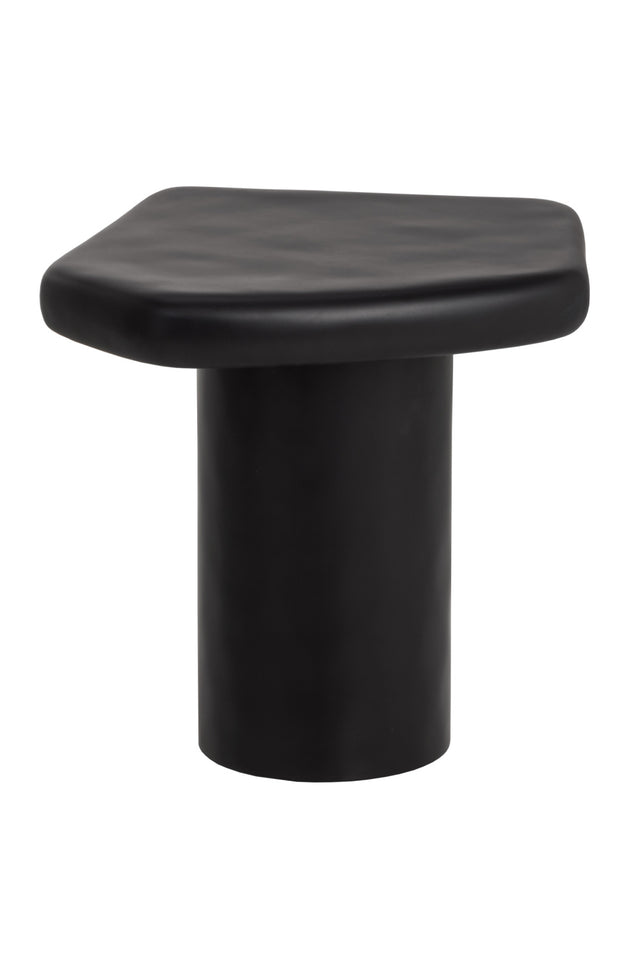 Modern European furniture - Black Organic-Shaped Indoor/Outdoor End Table - www.oroa.com