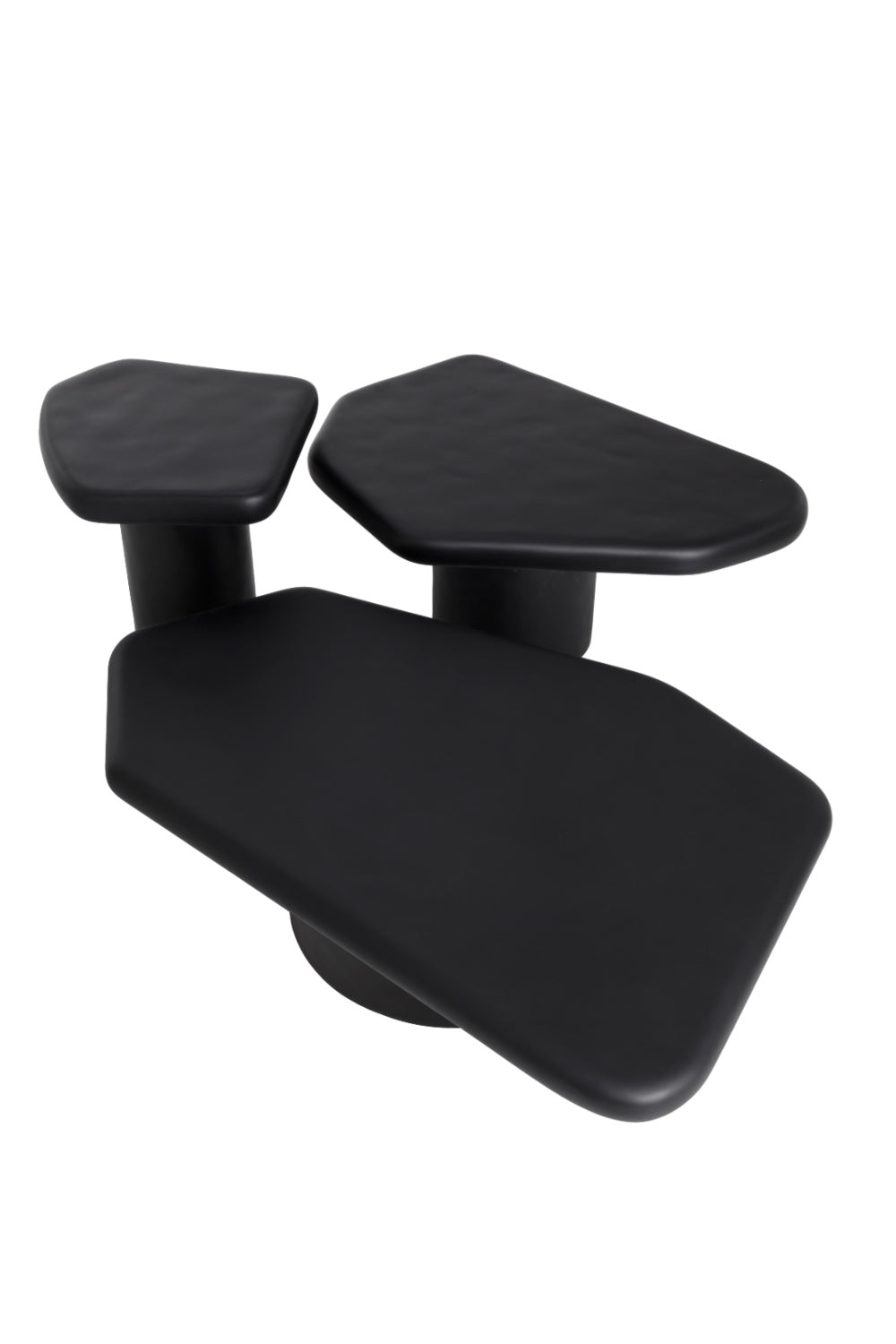   Modern European furniture - Black Organic-Shaped Indoor/Outdoor End Table - www.oroa.com | Oroa.com