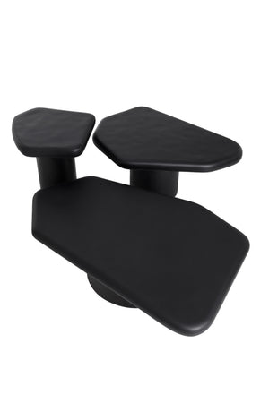  Modern European furniture - Black Organic-Shaped Indoor/Outdoor End Table - www.oroa.com | Oroa.com