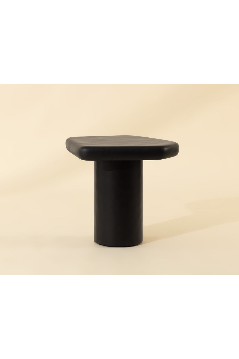   Modern European furniture - Black Organic-Shaped Indoor/Outdoor End Table - www.oroa.com | Oroa.com