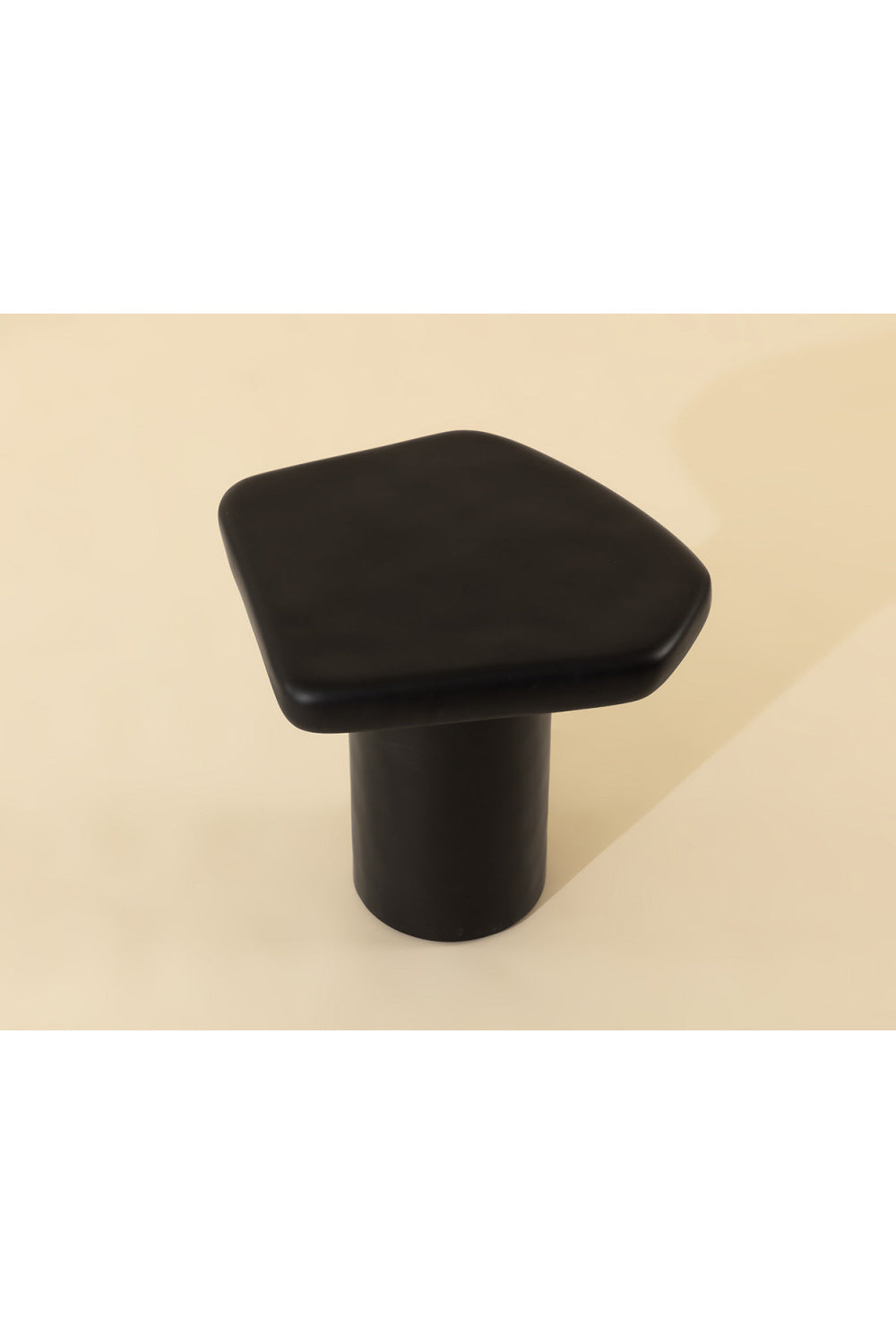   Modern European furniture - Black Organic-Shaped Indoor/Outdoor End Table - www.oroa.com | Oroa.com