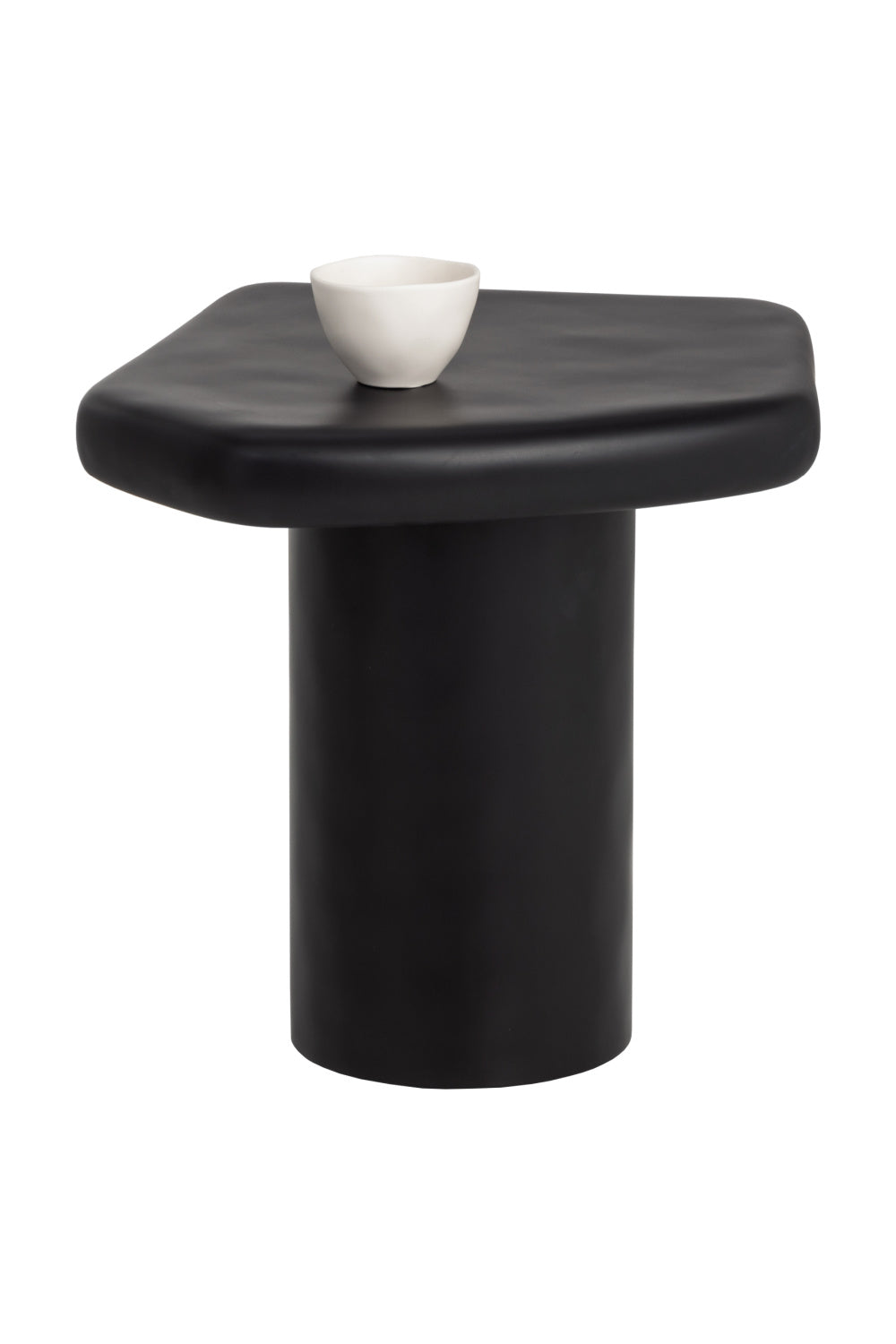   Modern European furniture - Black Organic-Shaped Indoor/Outdoor End Table - www.oroa.com | Oroa.com