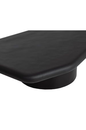   Modern European furniture - Black Concrete Indoor/Outdoor Coffee Table - www.oroa.com | Oroa.com