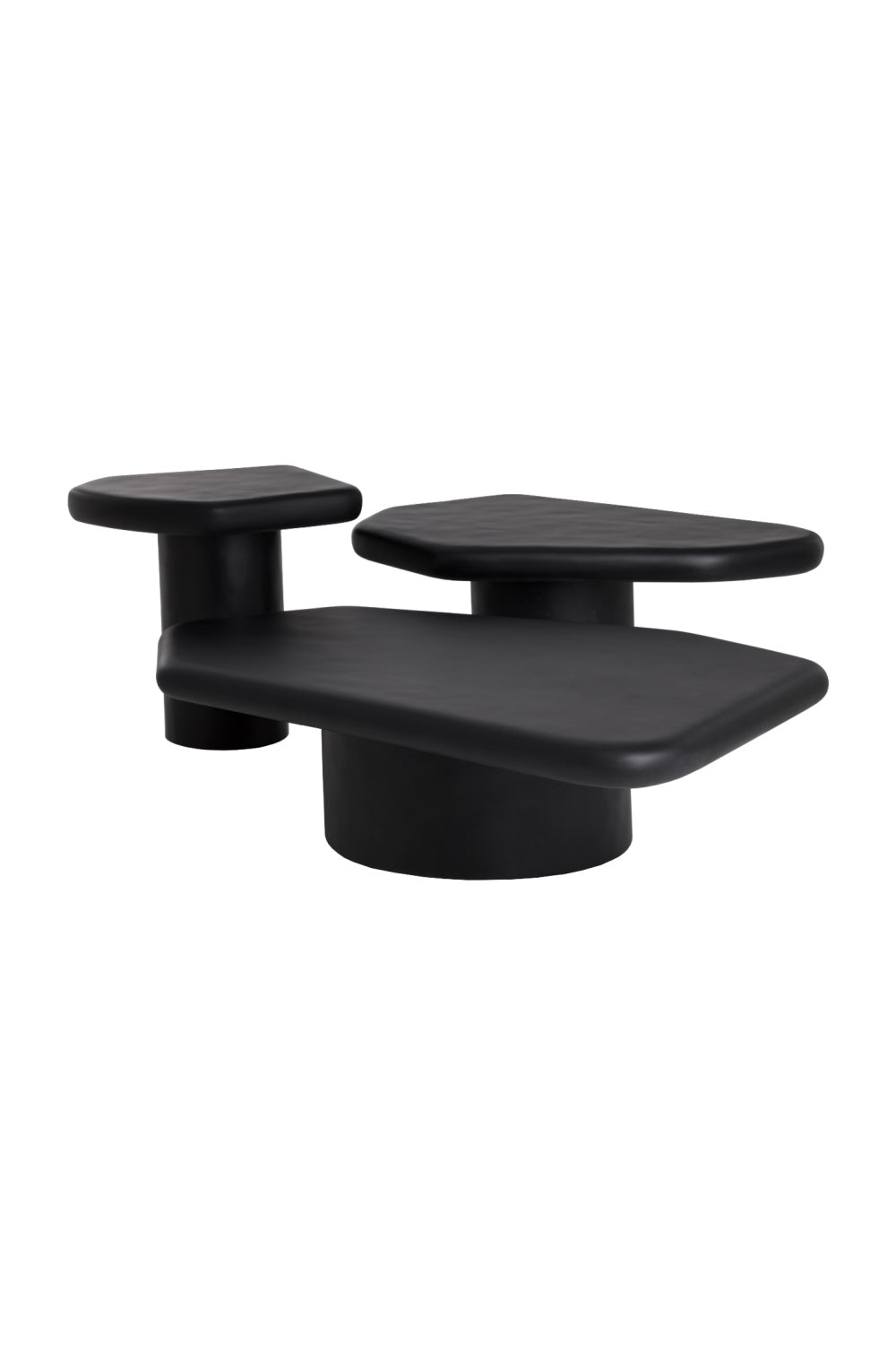   Modern European furniture - Black Concrete Indoor/Outdoor Coffee Table - www.oroa.com | Oroa.com