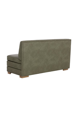   Modern European furniture - Green Leather Banquette - www.oroa.com | Oroa.com