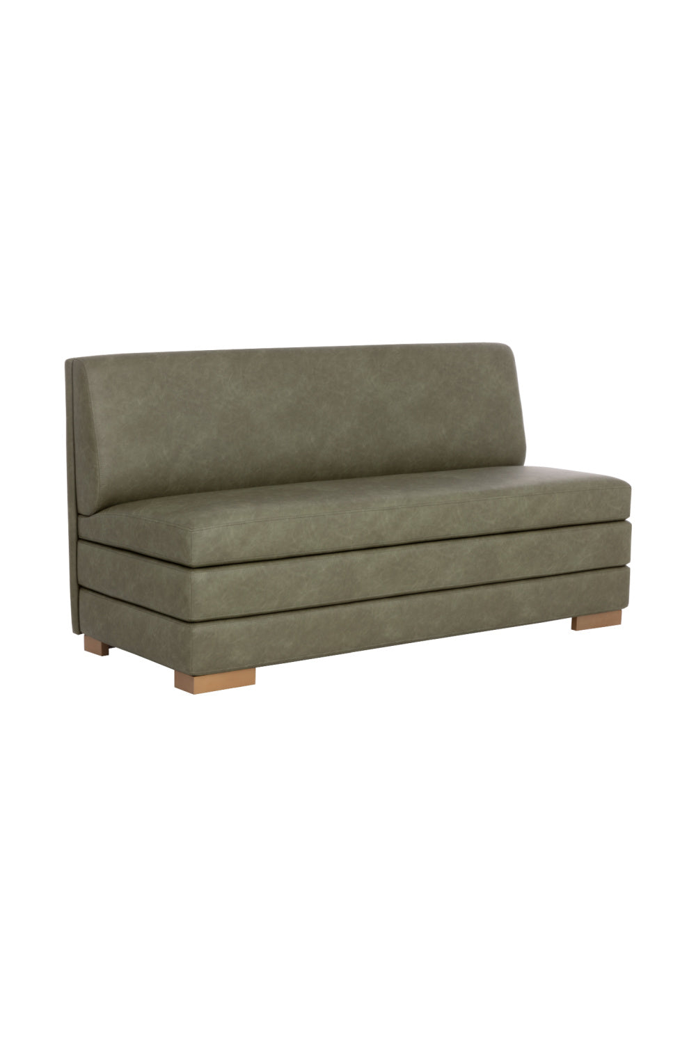   Modern European furniture - Green Leather Banquette - www.oroa.com | Oroa.com