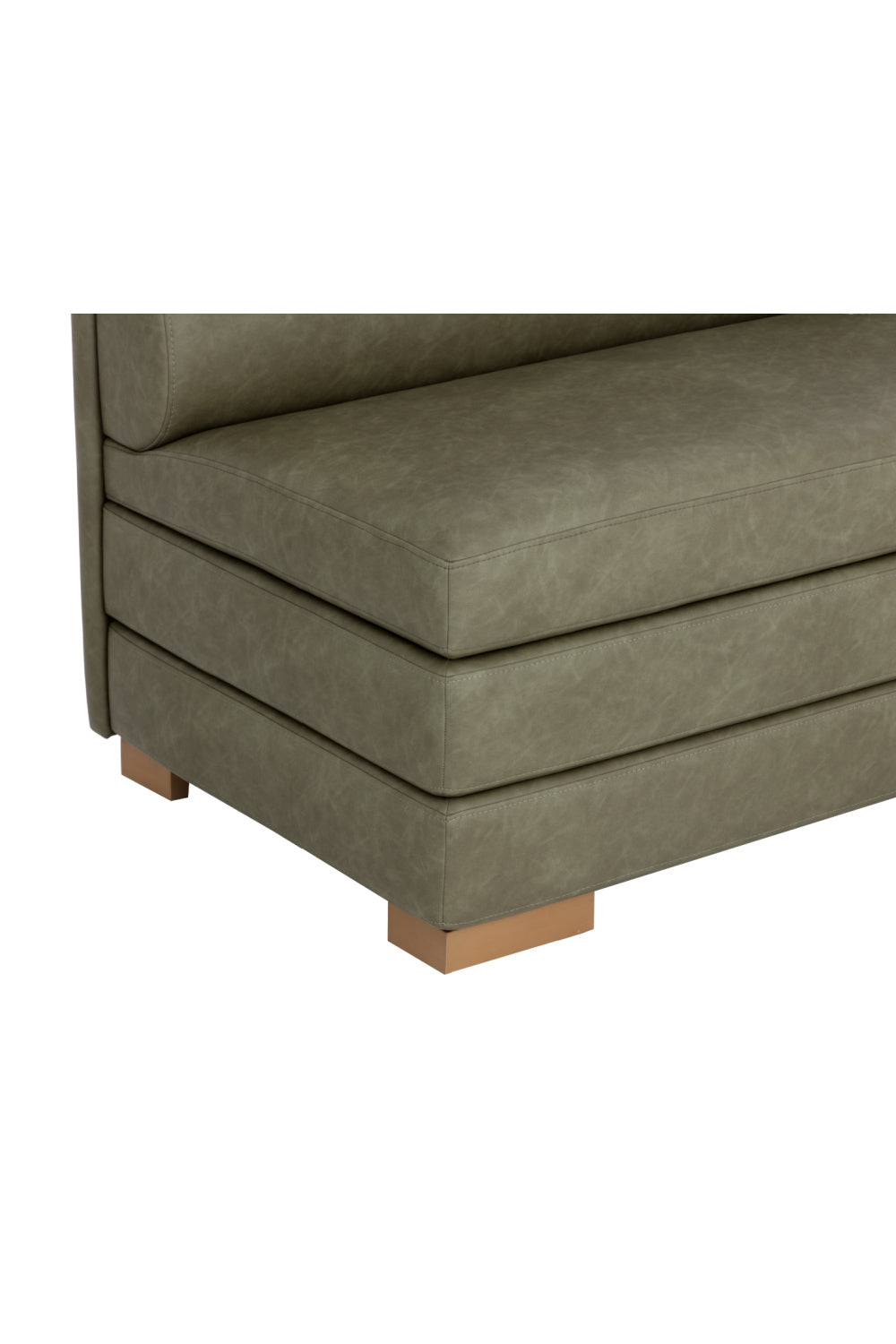   Modern European furniture - Green Leather Banquette - www.oroa.com | Oroa.com