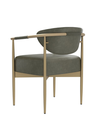   Modern European furniture - Leather Look Rope Dining Chair - www.oroa.com | Oroa.com