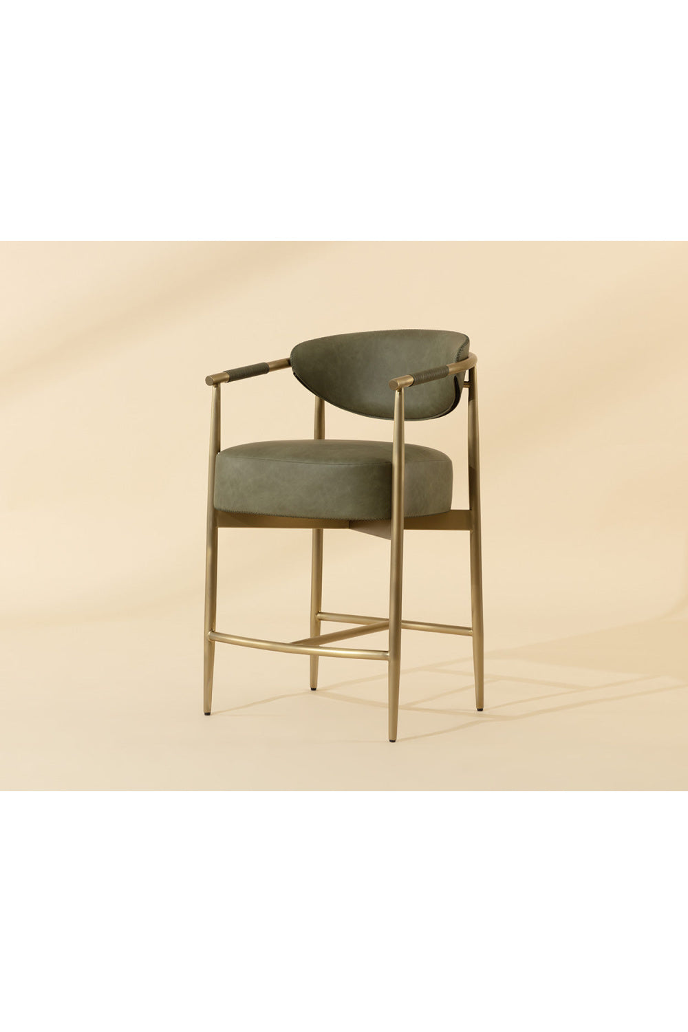   Modern European furniture - Curved Back Counter Stool - www.oroa.com | Oroa.com