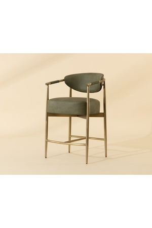   Modern European furniture - Curved Back Counter Stool - www.oroa.com | Oroa.com