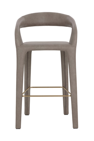   Modern European furniture - Open-Back Leather Bar Stool - www.oroa.com | Oroa.com