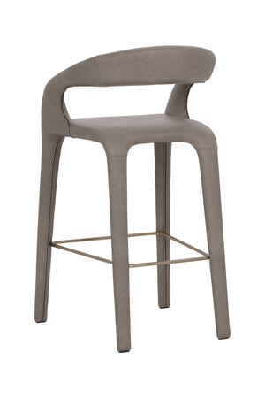   Modern European furniture - Open-Back Leather Bar Stool - www.oroa.com | Oroa.com