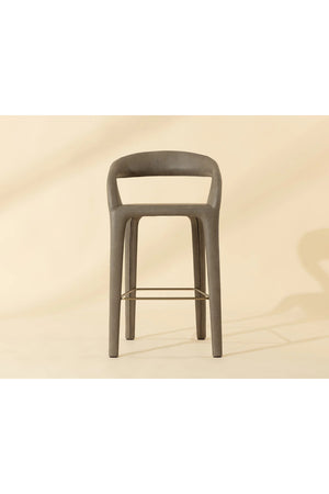   Modern European furniture - Open-Back Leather Bar Stool - www.oroa.com | Oroa.com
