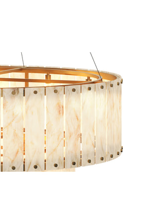   Modern European furniture - 2-Tier Alabaster Chandelier - www.oroa.com | Oroa.com