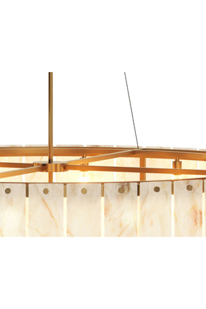   Modern European furniture - 2-Tier Alabaster Chandelier - www.oroa.com | Oroa.com